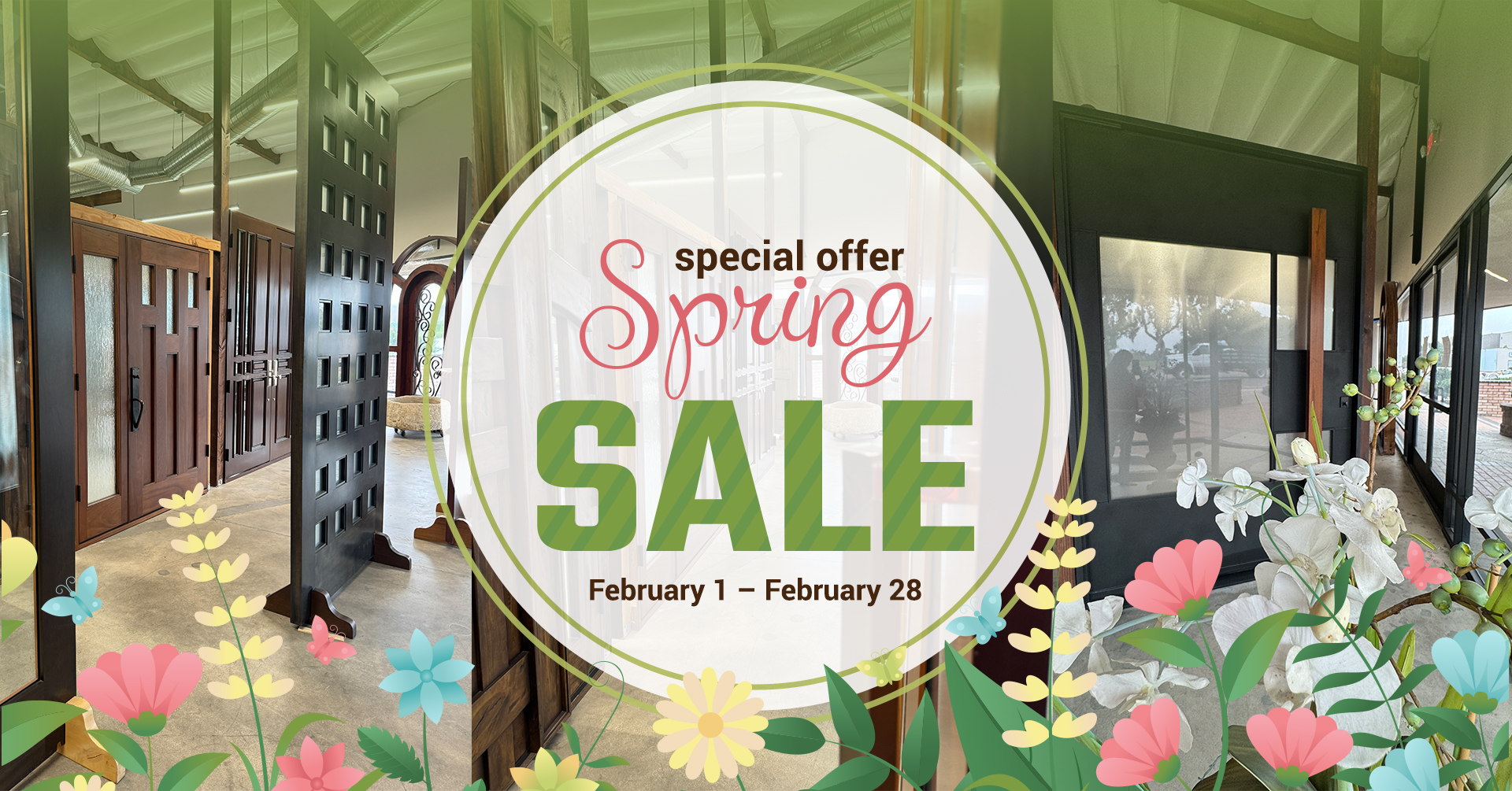 Spring Door Sale February 2024